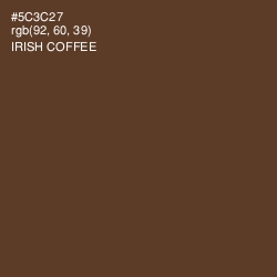 #5C3C27 - Irish Coffee Color Image